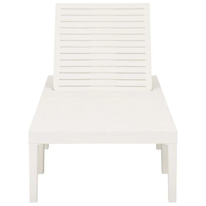 Chaise Longue Plastique Blanc 3 Chaise Longue Plastique Blanc – Image 3
