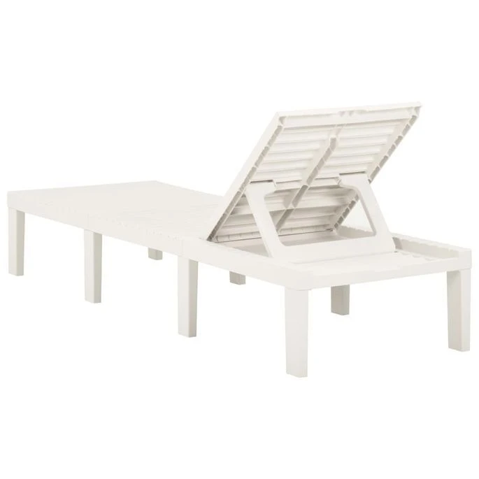 Chaise Longue Plastique Blanc 5 Chaise Longue Plastique Blanc – Image 5