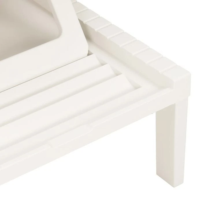 Chaise Longue Plastique Blanc 6 Chaise Longue Plastique Blanc – Image 6