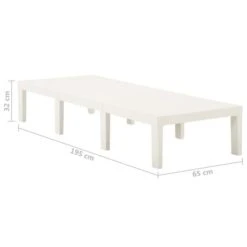 Chaise Longue Plastique Blanc 15 Chaise Longue Plastique Blanc -Esprit Plein Air chaise longue plastique blanc 3666722351720 947248