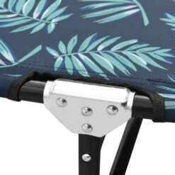 Chaise Longue Pliable Acier Motif De Feuilles -Esprit Plein Air chaise longue pliable acier motif de feuilles 3666722363877 936223