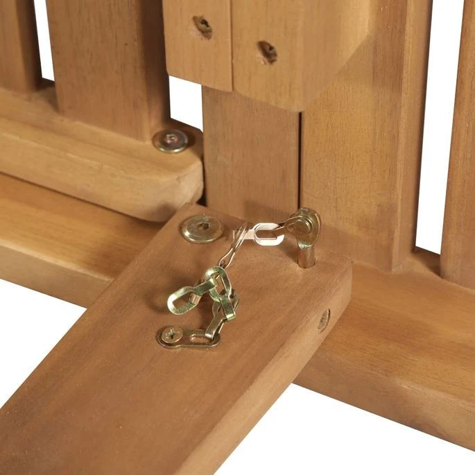 Chaise Longue Pliable Avec Coussin Bois D'acacia Solide 9 10 Chaise Longue Pliable Avec Coussin Bois D'acacia Solide 9 – Image 10