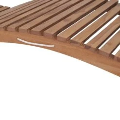 Chaise Longue Pliable Bois De Teck Solide -Esprit Plein Air chaise longue pliable bois de teck solide 3666722326292 979226
