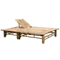 Chaise Longue Pour 2 Personnes Avec Coussins Bambou 2 -Esprit Plein Air chaise longue pour 2 personnes avec coussins bambou 3666722418362 839367