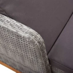 Chaise Longue Résine Tressée Et Bois D'acacia Massif Gris 15 Chaise Longue Résine Tressée Et Bois D'acacia Massif Gris -Esprit Plein Air chaise longue resine tressee et bois d acacia massif gris 3666722324007 981491