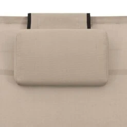 Chaise Longue Textilène Et Aluminium Crème -Esprit Plein Air chaise longue textilene et aluminium creme 3666722617765 936681