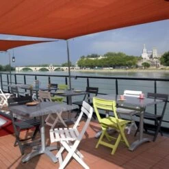 CHAISE MIAMI PLIANTE BLANC -Esprit Plein Air chaise miami pliante blanc 3100033000262 597537