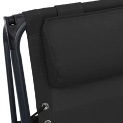 Chaise Pliable De Terrasse Textilène Noir -Esprit Plein Air chaise pliable de terrasse textilene noir 3666722460873 763240