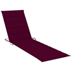 Chaises Longues 2 Pcs Avec Coussin Rouge Bordeaux Teck Solide -Esprit Plein Air chaises longues 2 pcs avec coussin rouge bordeaux teck solide 3666722459822 765690