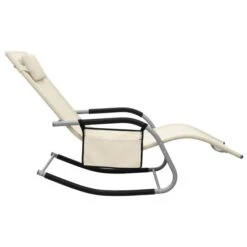 Chaises Longues 2 Pcs Textilène Crème Et Gris -Esprit Plein Air chaises longues 2 pcs textilene creme et gris 3666722458276 768273