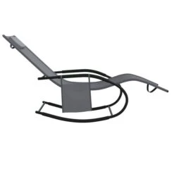 Chaises Longues à Bascule 2 Pcs Gris Acier Et Textilène 9 Chaises Longues à Bascule 2 Pcs Gris Acier Et Textilène -Esprit Plein Air chaises longues a bascule 2 pcs gris acier et textilene 3666722131957 1330024
