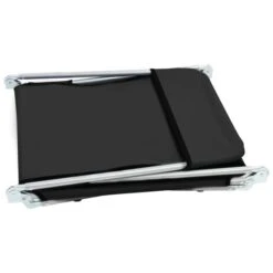 Chaises Longues Pliables 2 Pcs Acier Et Tissu Noir -Esprit Plein Air chaises longues pliables 2 pcs acier et tissu noir 3666722327213 978226