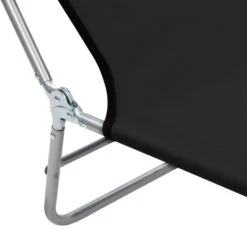 Chaises Longues Pliables 2 Pcs Acier Et Tissu Noir -Esprit Plein Air chaises longues pliables 2 pcs acier et tissu noir 3666722327213 978230