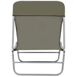 Chaises Longues Pliables 2 Pcs Acier Et Tissu Taupe -Esprit Plein Air chaises longues pliables 2 pcs acier et tissu taupe 3666722327206 978239