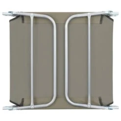 Chaises Longues Pliables 2 Pcs Acier Et Tissu Taupe -Esprit Plein Air chaises longues pliables 2 pcs acier et tissu taupe 3666722327206 978242