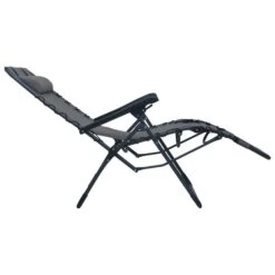 Chaises Pliables De Terrasse 2 Pcs Gris Textilène -Esprit Plein Air chaises pliables de terrasse 2 pcs gris textilene 3666722356558 942183