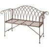 Esschert Design Banc De Jardin Métal Style "Old England" MF009