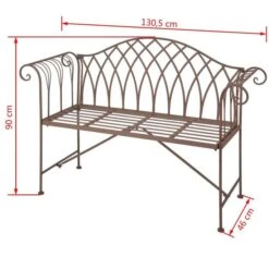 Esschert Design Banc De Jardin Métal Style "Old England" MF009 -Esprit Plein Air esschert design banc de jardin metal style old england mf009 3666722331579 973606