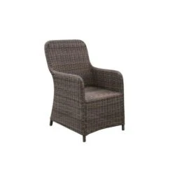 Fauteuil De Jardin En Acier Et Résine Tressée - Assise Et Dossier Avec Coussins - 64 X 65 X H.90 Cm - Couleur Rotin Et Coussins Ecr -Esprit Plein Air fauteuil de jardin en acier et resine tressee assise et dossier avec coussins 64 x 65 x h 90 cm couleur rotin et coussins ecr 3612408314435 728779