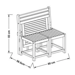 FINLANDEK - Banc Convertible Avec Plateau En Eucalyptus - RAUHA -Esprit Plein Air finlandek banc convertible avec plateau en eucalyptus rauha 3612407256385 438575