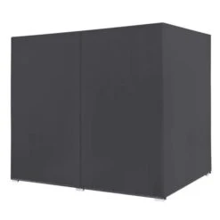 Lit De Jardin à Baldaquin Polyester Et Résine Tressée Gris Uvo -Esprit Plein Air lit de jardin a baldaquin polyester et resine tressee gris uvo 3666722558327 386074