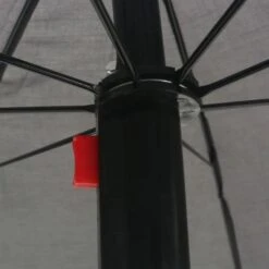 Lit De Jardin Avec Parasol Polyester Et Résine Tressée Gris Uvo -Esprit Plein Air lit de jardin avec parasol polyester et resine tressee gris uvo 3666722555609 388324