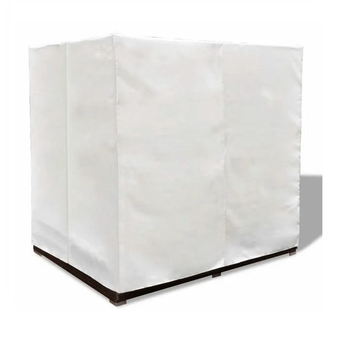 Lit De Jardin Avec Rideaux Résine Marron Et Tissu Blanc Uvo 7 Lit De Jardin Avec Rideaux Résine Marron Et Tissu Blanc Uvo – Image 7