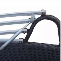 Lit De Jardin Rond Avec Auvent Résine Tressée Noire Miaden 6 Lit De Jardin Rond Avec Auvent Résine Tressée Noire Miaden -Esprit Plein Air lit de jardin rond avec auvent resine tressee noire miaden 3666722922708 384473