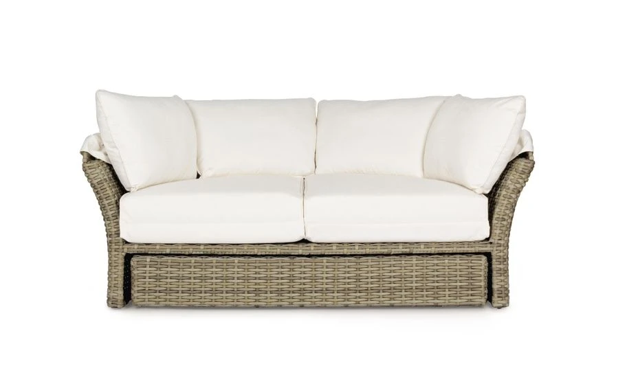 Lit De Jardin Rotatif En Aluminium Tresse En Fibre Blanc Laurie 13 Lit De Jardin Rotatif En Aluminium Tresse En Fibre Blanc Laurie – Image 13