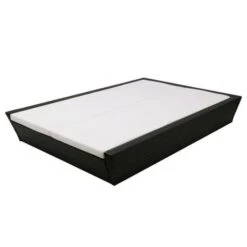 Lit De Jardin Tissu Blanc Et Résine Tressée Noire Drawmi -Esprit Plein Air lit de jardin tissu blanc et resine tressee noire drawmi 3666722555821 388170