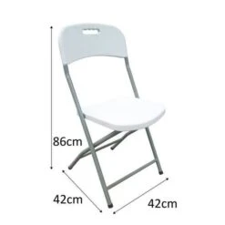Lot De 2 Chaises Pliantes - Poudre Enduits Ossature D'acier - 42 X 42 X 87 Cm - Tube En Acier Ø 19 X 1 Mm -Esprit Plein Air lot de 2 chaises pliantes poudre enduits ossature d acier 42 x 42 x 87 cm tube en acier 19 x 1 mm 3612407824805 429846
