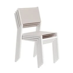 Lot De 4 Chaises Alu Textilene -Esprit Plein Air lot de 4 chaises alu textilene 2008248697530 659053
