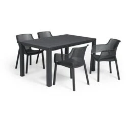 Lots De 6 Fauteuils Monoblocs - Empilables En Résine De Synthese - Forme Cabriolet - Finition 3D (Mesh) -co - ALLIBERT BY KETER - -Esprit Plein Air lots de 6 fauteuils monoblocs empilables en resine de synthese forme cabriolet finition 3d mesh co allibert by keter 8711245151083 597555