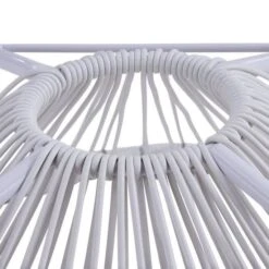 MANA Fauteuil Design En Forme D'oeuf - Cordage En Plastique Blanc -Esprit Plein Air mana fauteuil design en forme d oeuf cordage en plastique blanc 3612408086721 429850