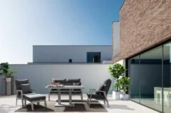 Pouf De Jardin Carré Aluminium Blanc Et Gris Keman L 60 Cm -Esprit Plein Air pouf de jardin carre aluminium blanc et gris keman l 60 cm 3666722592307 1391469