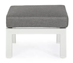 Pouf De Jardin Carré Aluminium Blanc Et Gris Keman L 60 Cm -Esprit Plein Air pouf de jardin carre aluminium blanc et gris keman l 60 cm 3666722592307 1391473