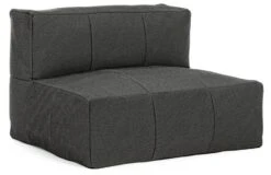 Pouf De Jardin En Aluminium Anthracite Sady