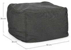 Pouf De Jardin En Tissu Olefin Anthracite Sady -Esprit Plein Air pouf de jardin en tissu olefin anthracite sady 3666722592284 1391673