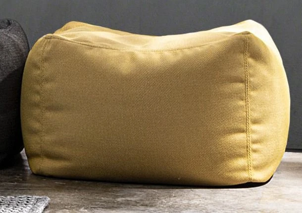 Pouf De Jardin En Tissu Olefin Jaune Sady 2 Pouf De Jardin En Tissu Olefin Jaune Sady – Image 2