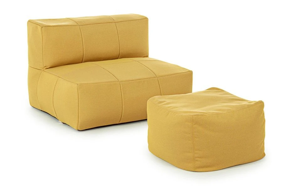 Pouf De Jardin En Tissu Olefin Jaune Sady 8 Pouf De Jardin En Tissu Olefin Jaune Sady – Image 8