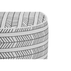 Pouf Gonflable Jardin Bocarnea - Assise 53 Cm - Revetement Spun Polyester 200 Mg - Motif Ethnique Noir Et Blanc -Esprit Plein Air pouf gonflable jardin bocarnea assise 53 cm revetement spun polyester 200 mg motif ethnique noir et blanc 3451571021920 516538