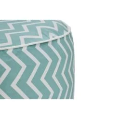 Pouf Gonflable Jardin Bocarnea - Assise 53 Cm - Revetement Spun Polyester 200 Mg - Motif Rayures Vert D'eau -Esprit Plein Air pouf gonflable jardin bocarnea assise 53 cm revetement spun polyester 200 mg motif rayures vert d eau 3451571021937 516534