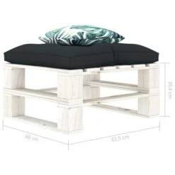 Repose-pied Palette Avec Coussin Anthracite Et Fleur Bois 9 Repose-pied Palette Avec Coussin Anthracite Et Fleur Bois -Esprit Plein Air repose pied palette avec coussin anthracite et fleur bois 8719883902197 1490675