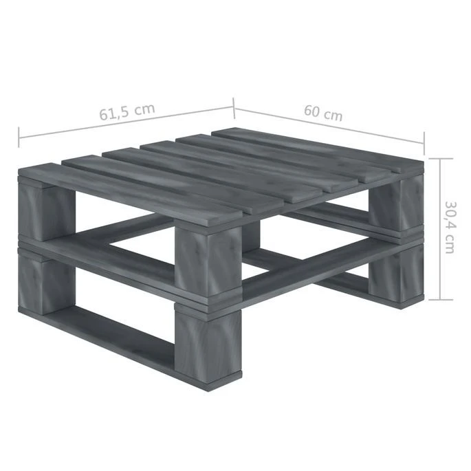 Repose-pied Palette De Jardin Avec Coussin Noir Bois 2 6 Repose-pied Palette De Jardin Avec Coussin Noir Bois 2 – Image 6