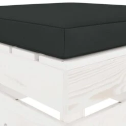 Repose-pied Palette De Jardin Et Coussin Noir Bois -Esprit Plein Air repose pied palette de jardin et coussin noir bois 8719883896199 1280525