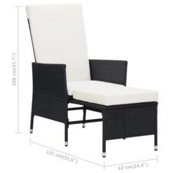 Salon De Jardin 2 Pcs Avec Coussins Résine Tressée Noir 2 -Esprit Plein Air salon de jardin 2 pcs avec coussins resine tressee noir 3666722364348 935703