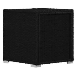 Set Chaise Longue Et Table Tissu Beige Et Résine Noire Viali -Esprit Plein Air set chaise longue et table tissu beige et resine noire 3666722554381 389578