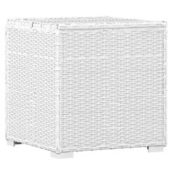 Set Chaise Longue Et Table Tissu Noir Et Résine Blanche Viali -Esprit Plein Air set chaise longue et table tissu noir et resine blanche 3666722554398 389575