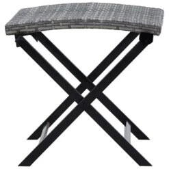 Tabouret Pliable Résine Tressée Gris -Esprit Plein Air tabouret pliable resine tressee gris 3666722179478 1218633