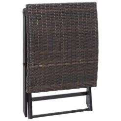 Tabouret Pliable Résine Tressée Marron -Esprit Plein Air tabouret pliable resine tressee marron 3666722179980 1218189
